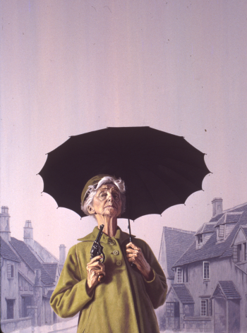 Cover illustration from Odds on Miss Seaton, Heron Carvie, Raven Award winner 1971